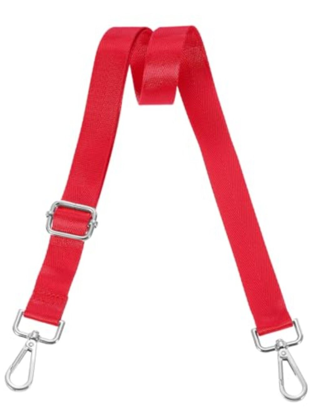 Adjustable Faux Nylon Wide Shoulder Strap Replacement Crossbody Purse Handbag